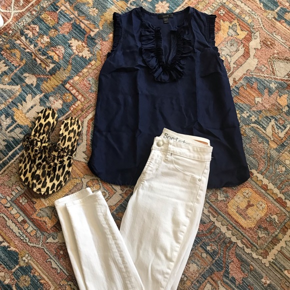 J Crew Margot Silk Top - Picture 3 of 3